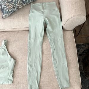 Lululemon align pant size 4 limited edition mint green worn once.